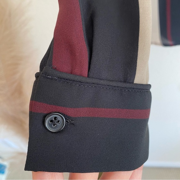 ✨Who What Wear✨ Stripe Button Down Shirt Size M NWT - Picture 8 of 11